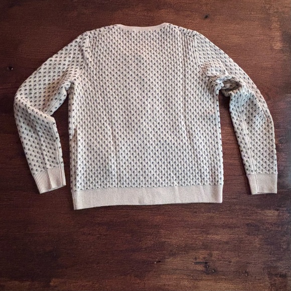 Stunning Blue & Blush Cream Cardigan with Fantastic Details. J. Crew Black Tag. - Picture 3 of 9